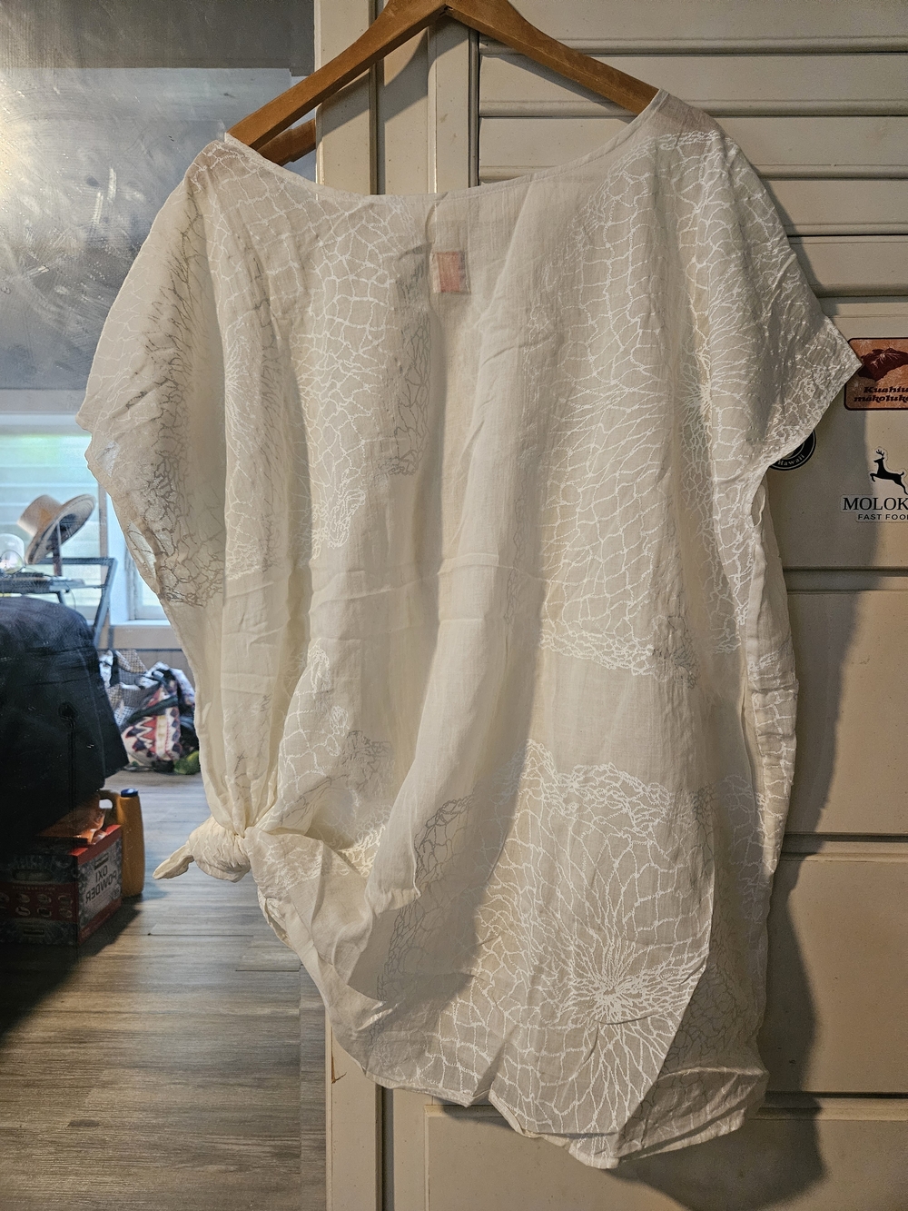 KEALOPIKO EHUKAI - ONE SIZE - UPENA PRINT - WHITE COLOR - Picture 4 of 4